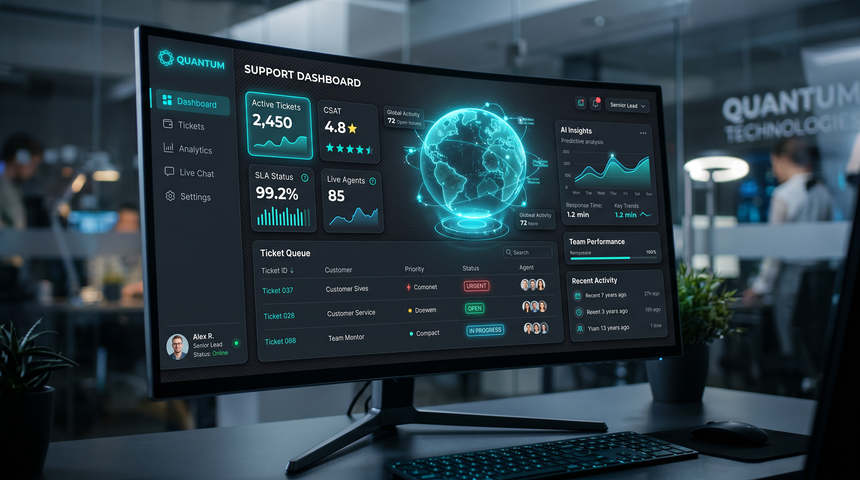 Ronan CS AI Control Center