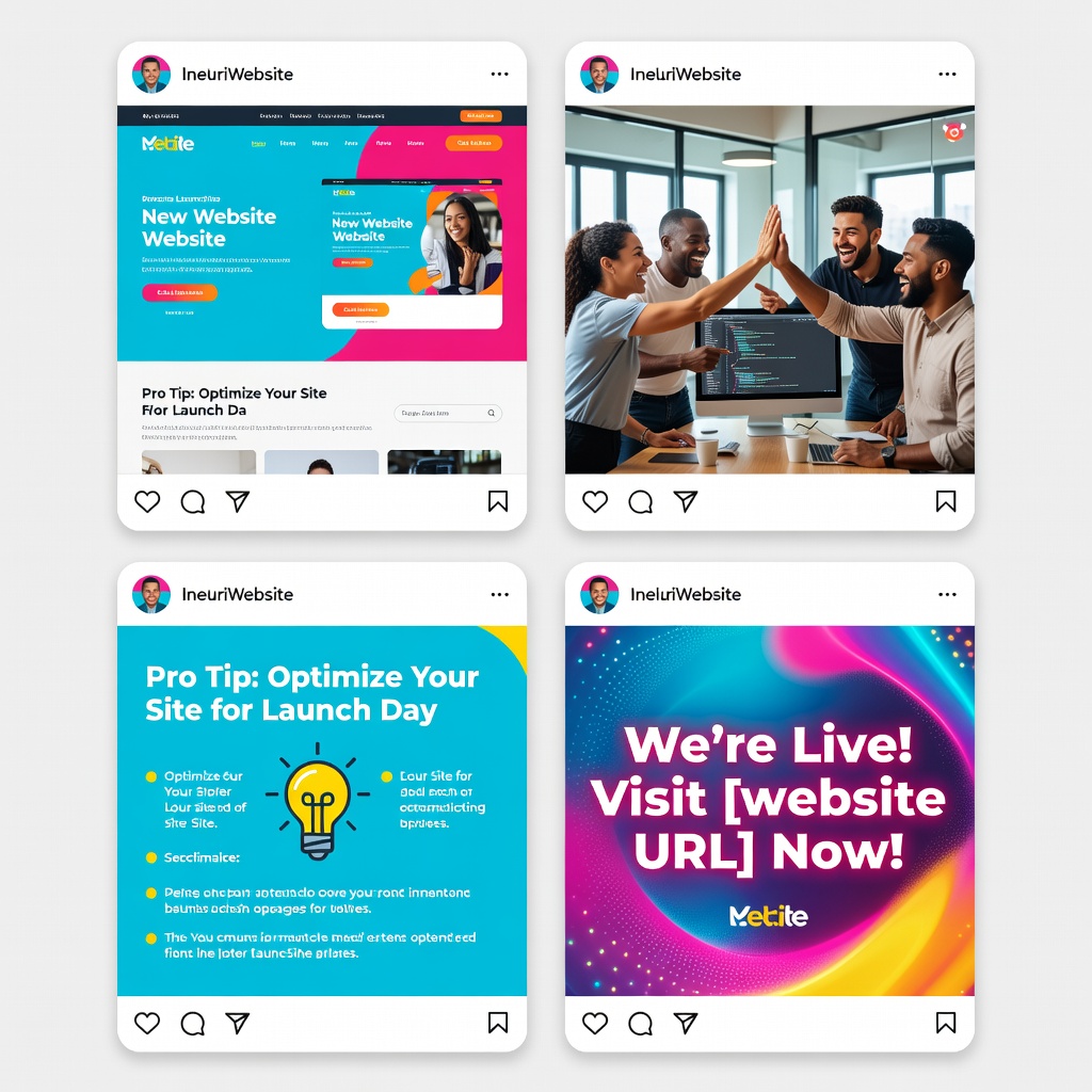 Social media promotion concept