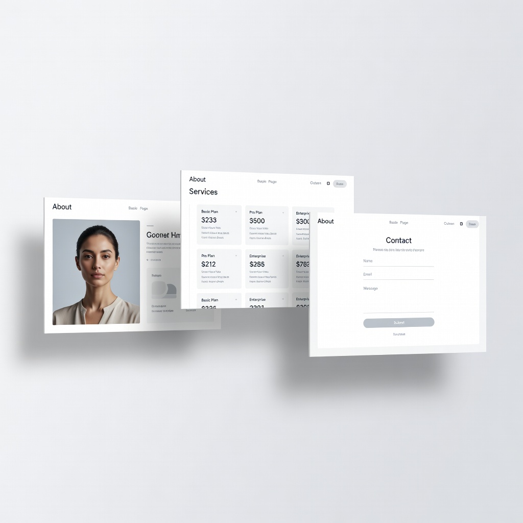 Website inner pages collection