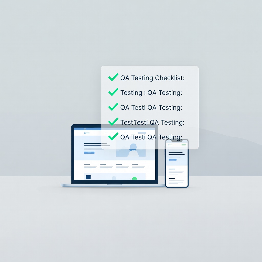 Website testing concept
