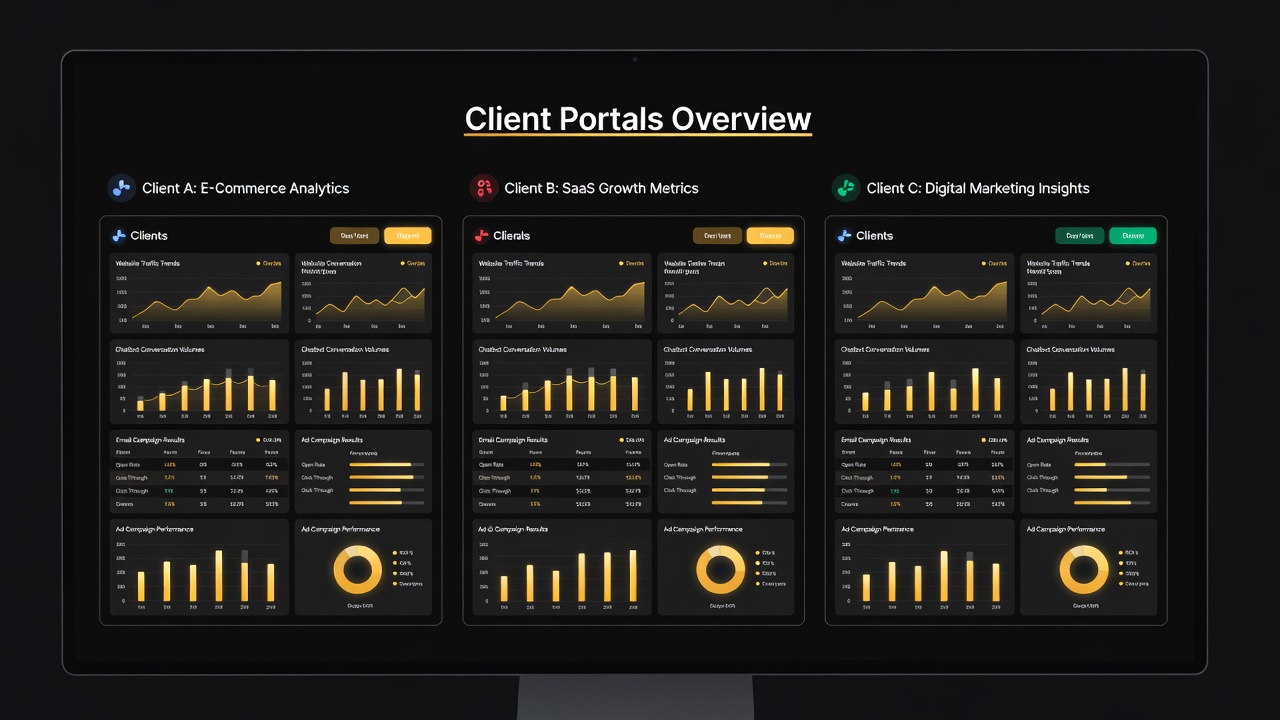 White-label dashboard concept