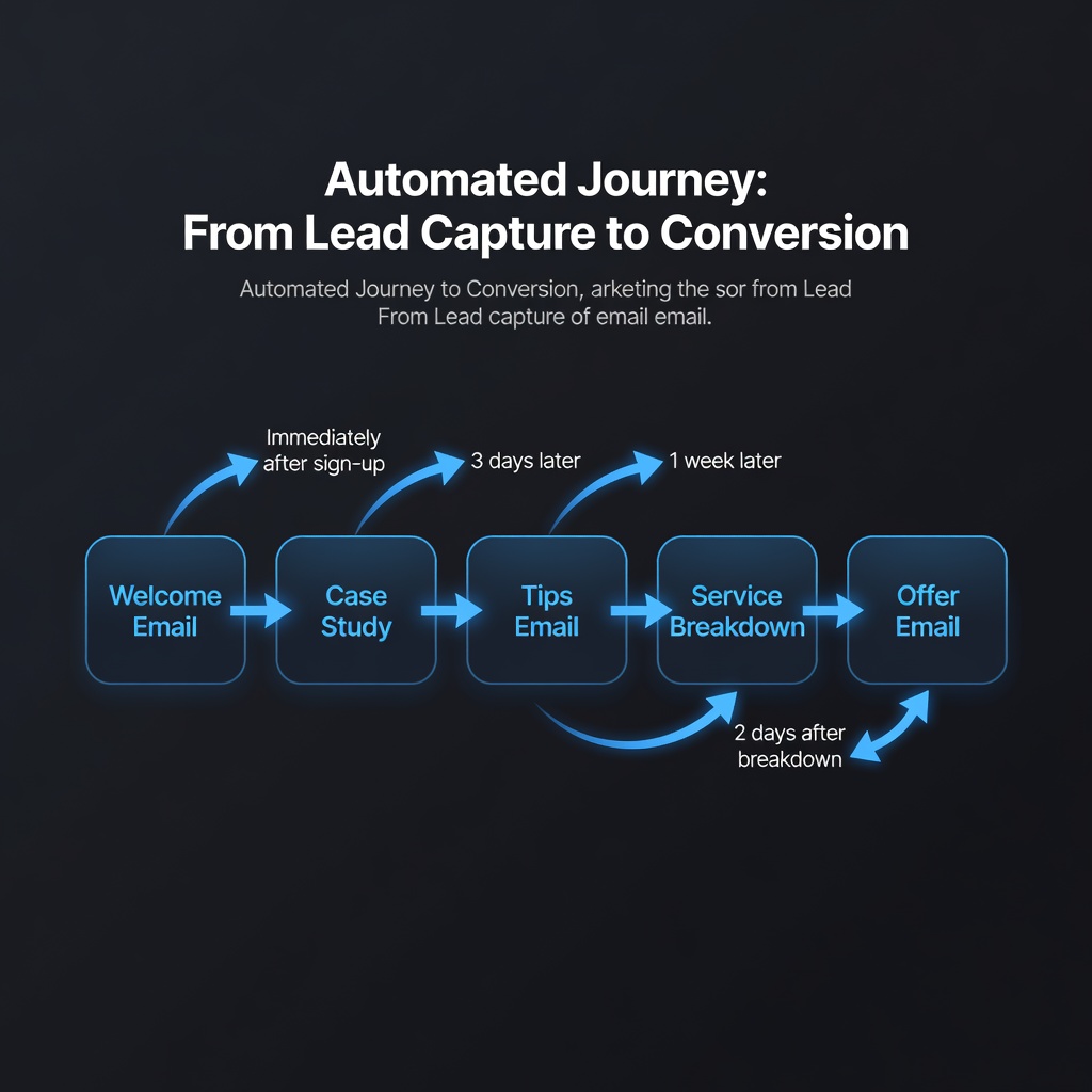 Email nurture sequence flow