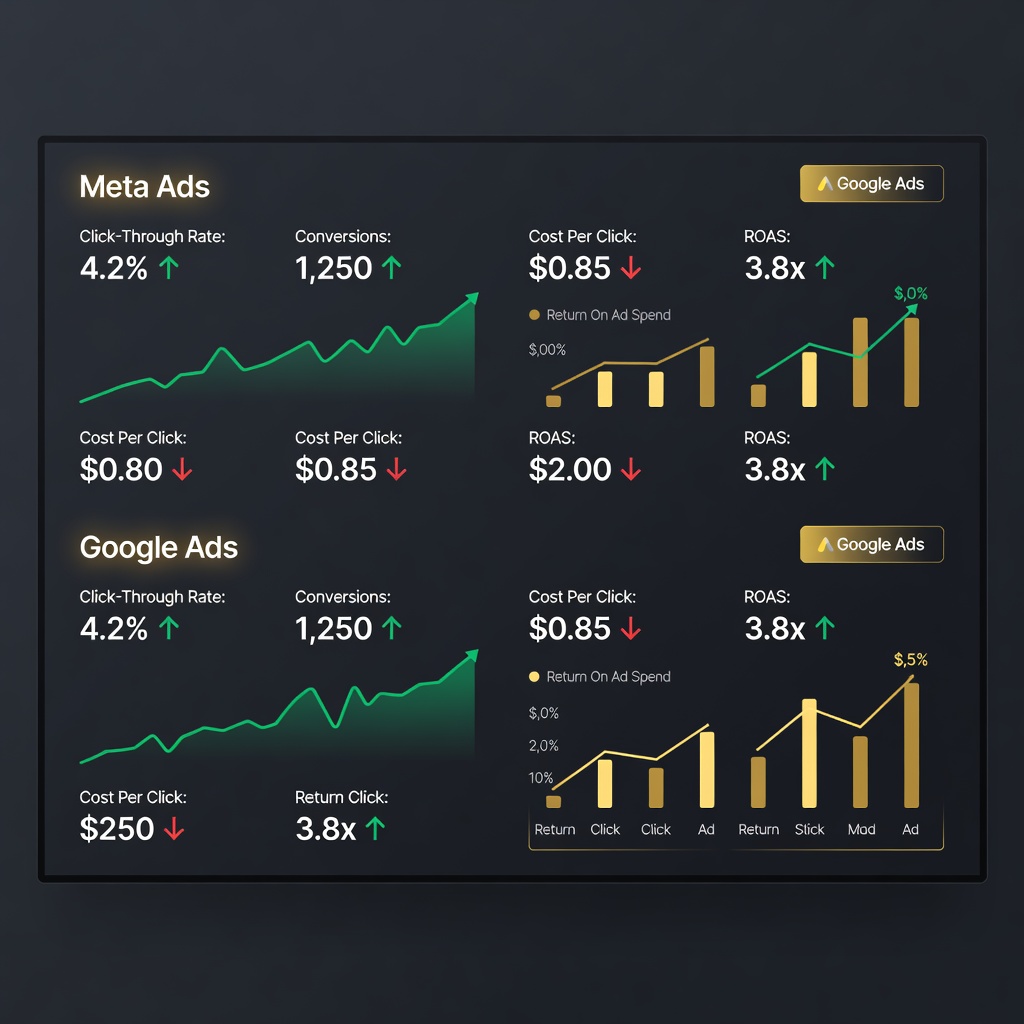 Digital ads performance dashboard