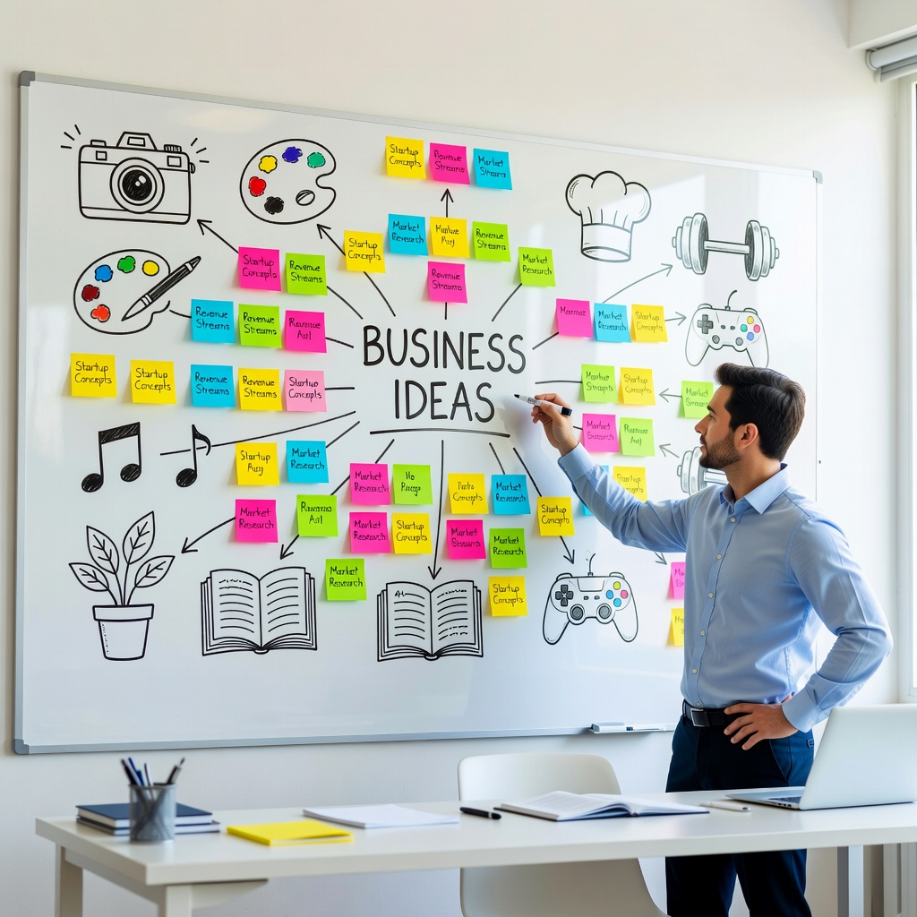 Brainstorming business ideas from hobbies