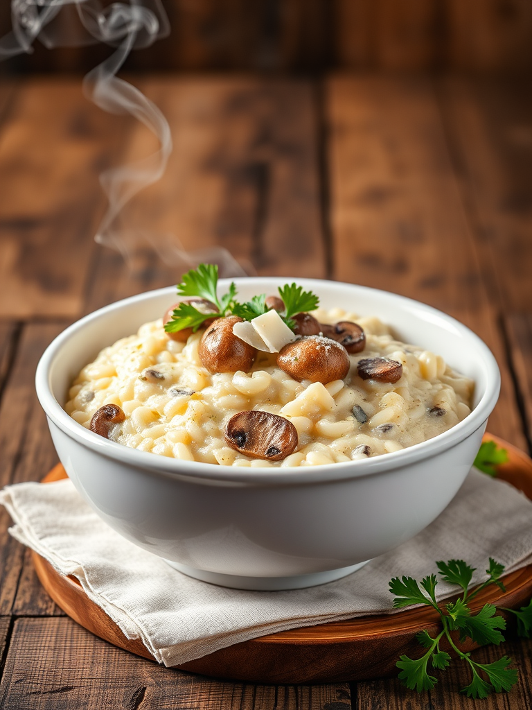 Creamy Mushroom Risotto