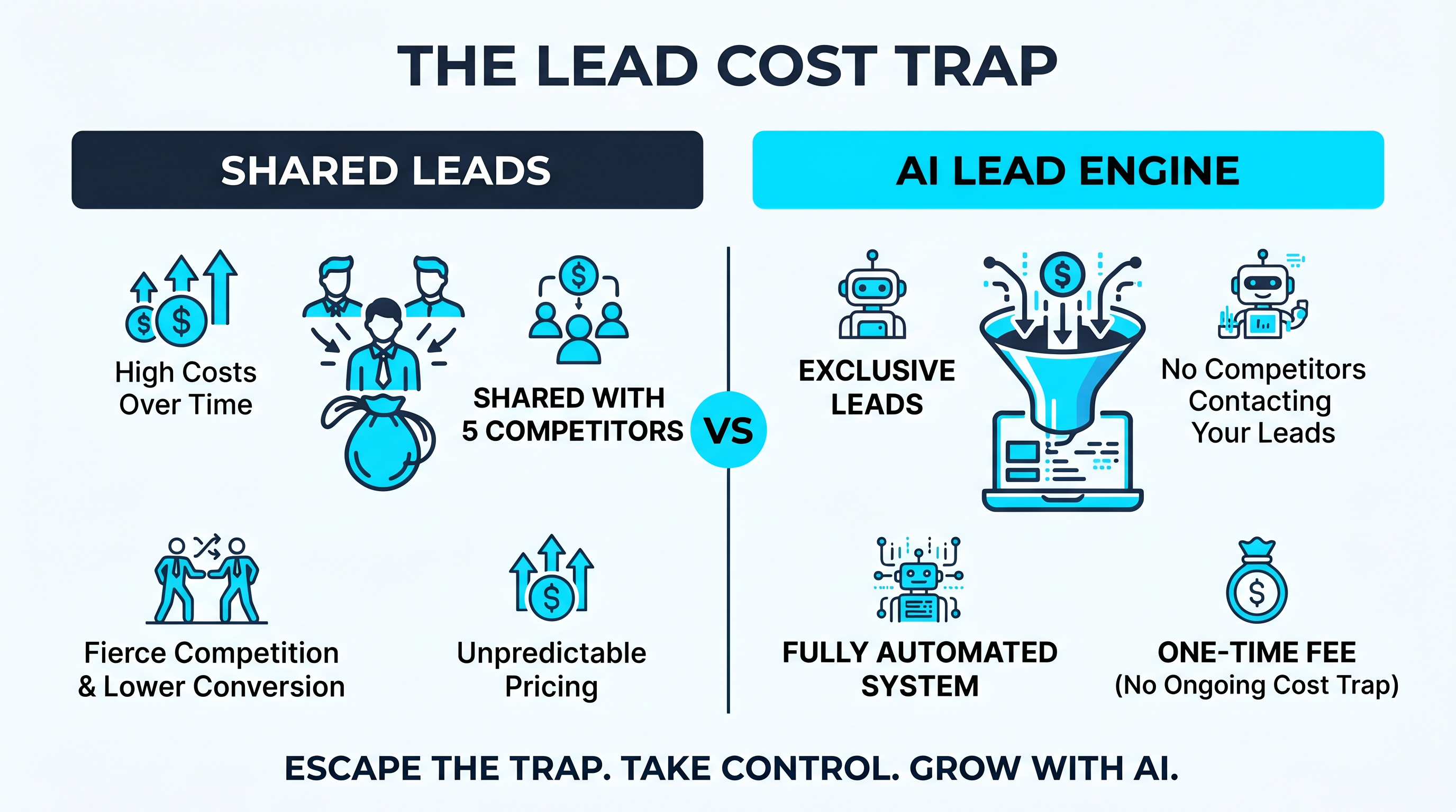 Angi & HomeAdvisor Alternative: Ditch Shared Leads' Price War for AI Lead Engine Ownership