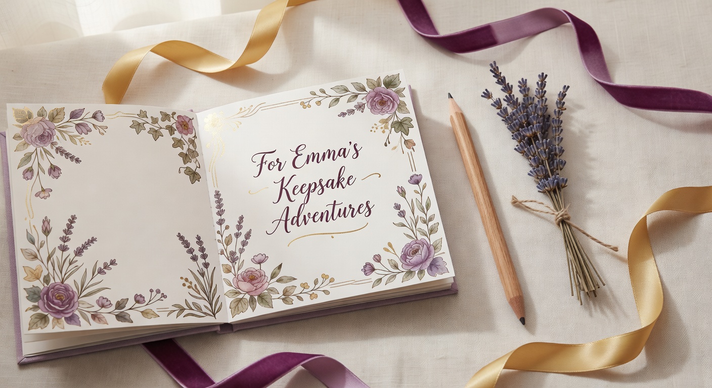 Personalized Keepsake Activity Pack