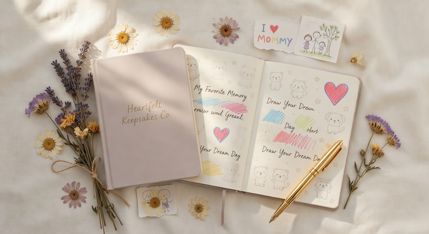 Heartfelt Keepsakes Co Launches: Personalized Children's Keepsakes & Custom Activity NotebooksInspired by 17 Grandkids