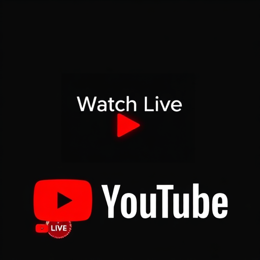 Watch on YouTube Live streaming banner