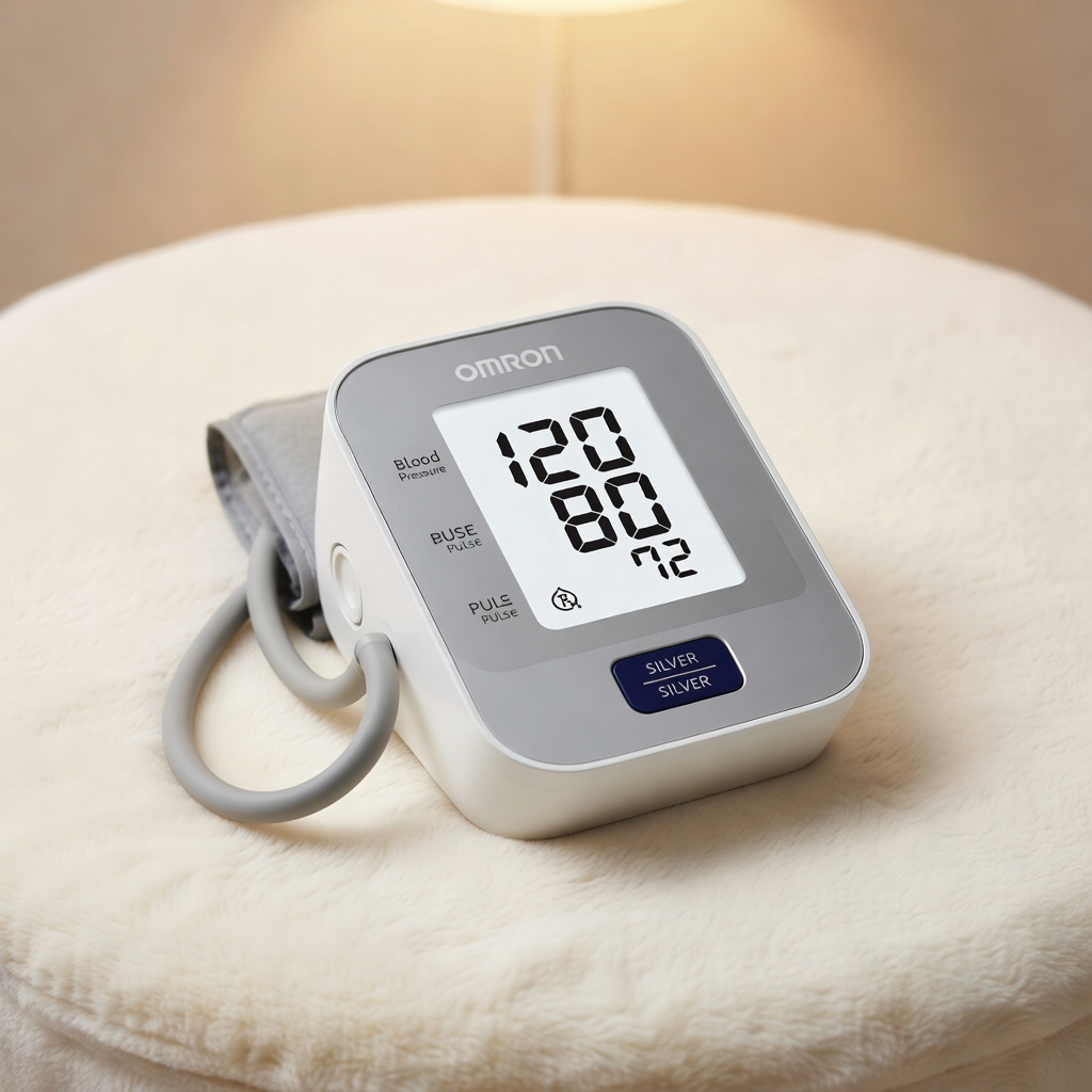 Omron Silver Blood Pressure Monitor