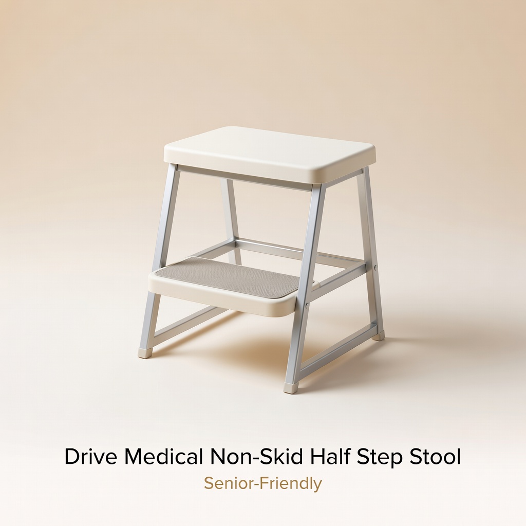 Drive Medical Non-Skid Half Step Stool