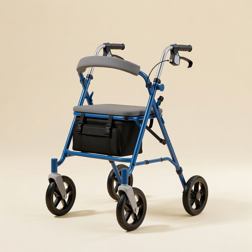 Vive Folding Walker with Seat