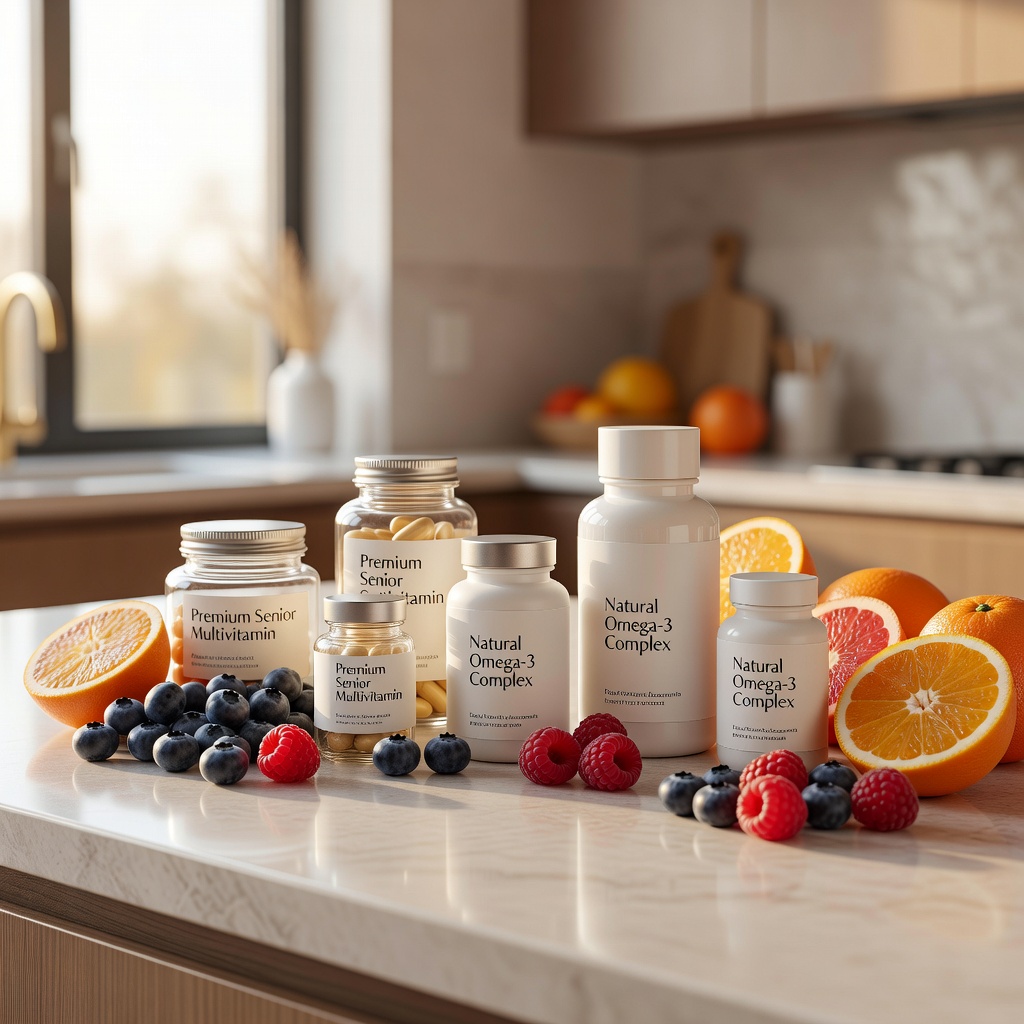 Vitamins and fresh fruit