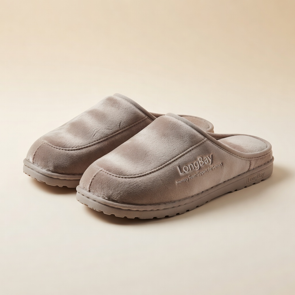LongBay Memory Foam Slippers for Seniors
