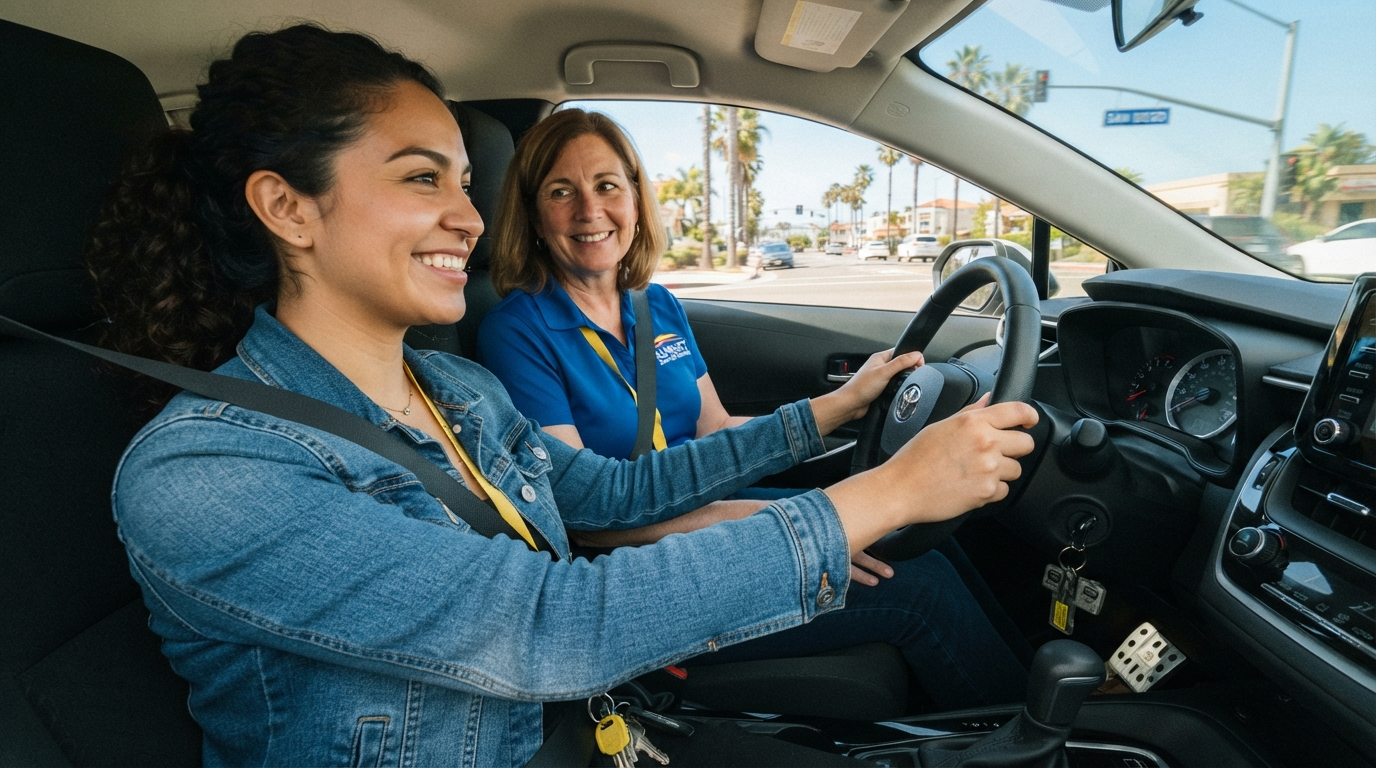First Driving Lesson in San Diego: What to Expect & How to Book Hassle-Free Private Lessons