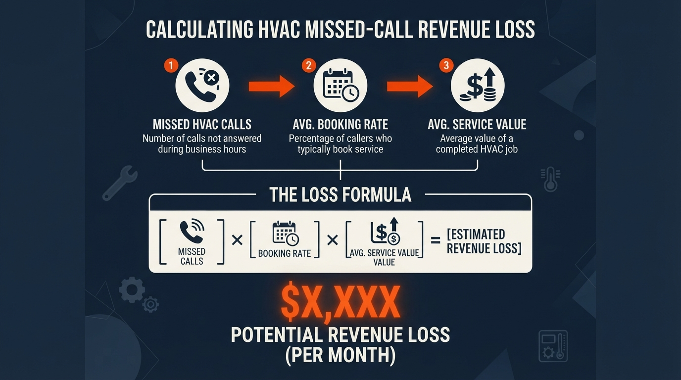 HVAC Missed Call Cost: Calculate Your Revenue Leak Now