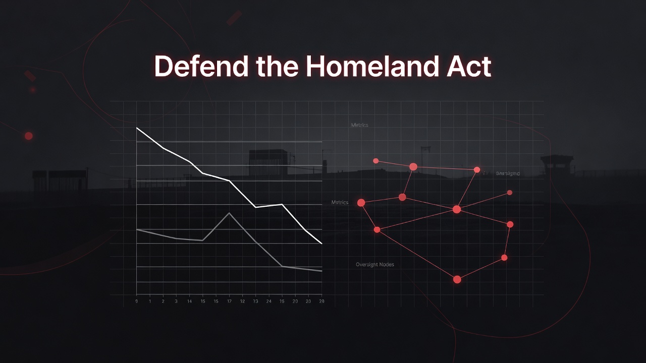 Defend the Homeland Act: Results Over Parties – Real Border Security Reform