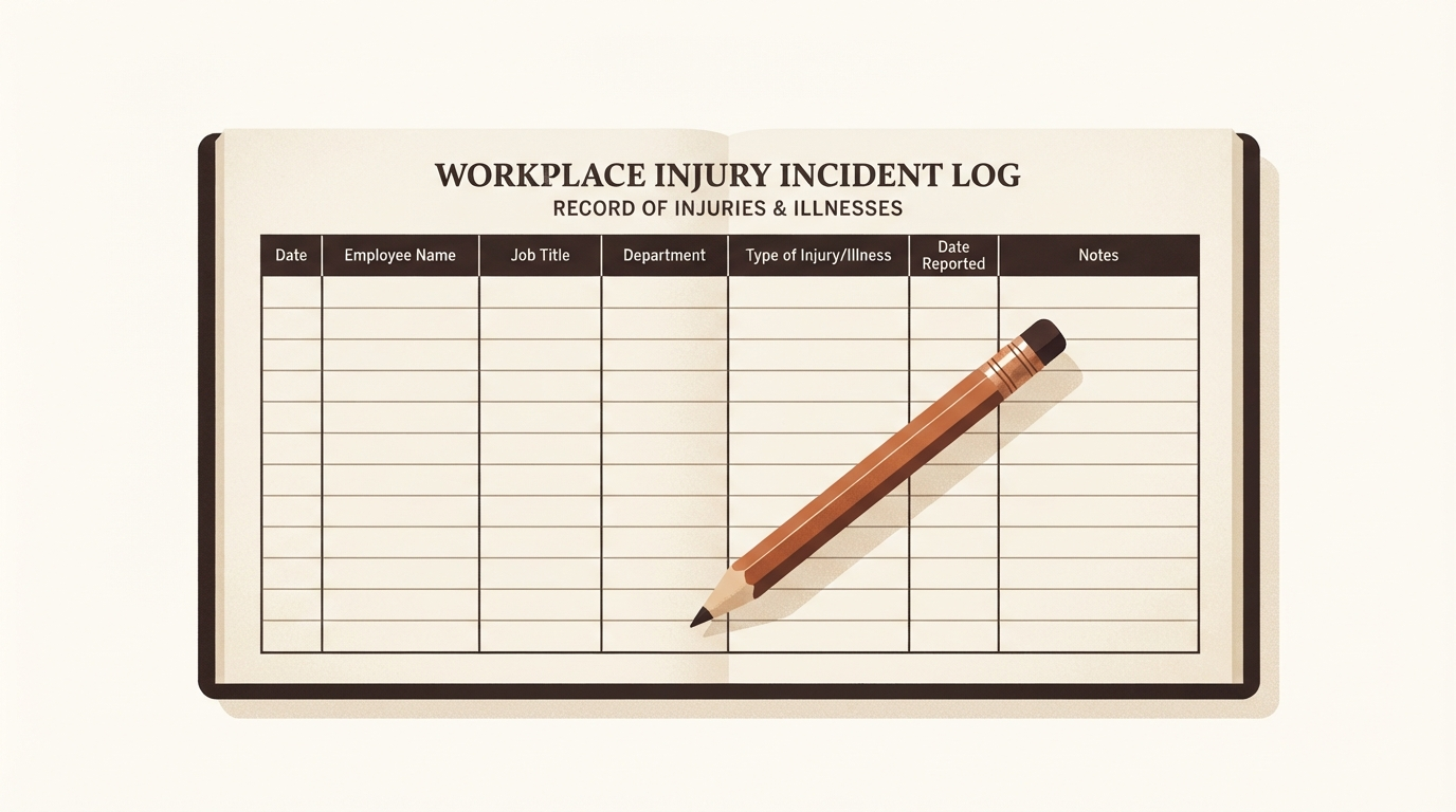 OSHA 300 Log Template