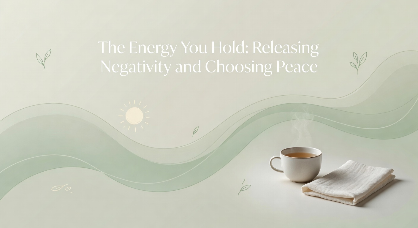The Energy You Hold: Releasing Negativity and Choosing Peace
