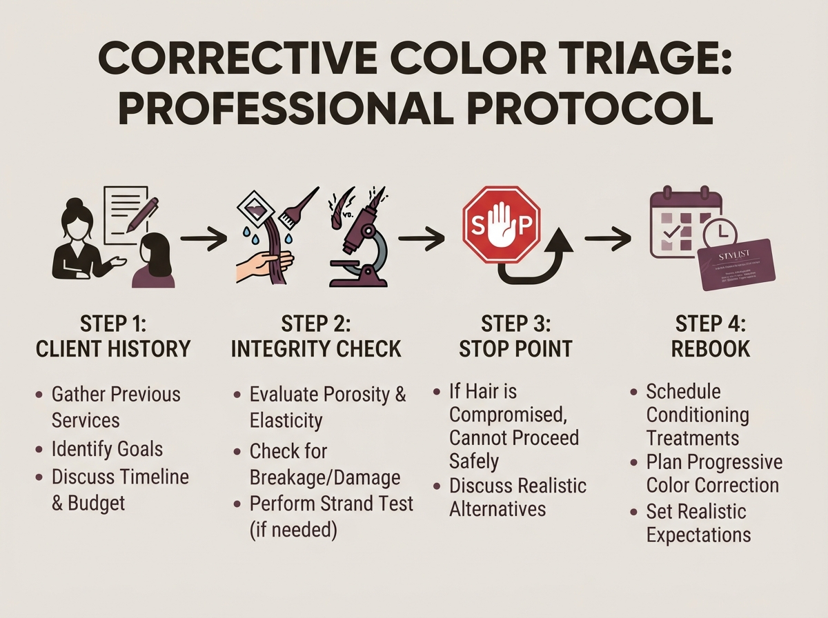 Corrective Color Triage: Pro Thinking for High-Risk Rebooks & Transformations