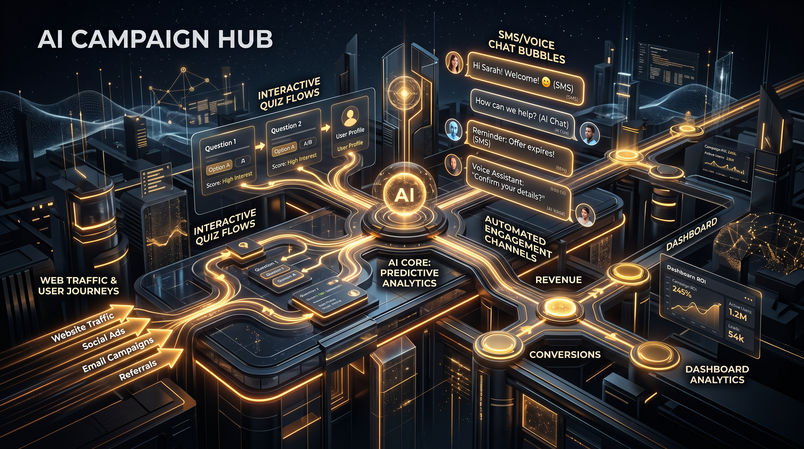 24/7 Sales Engine Dashboard Visual