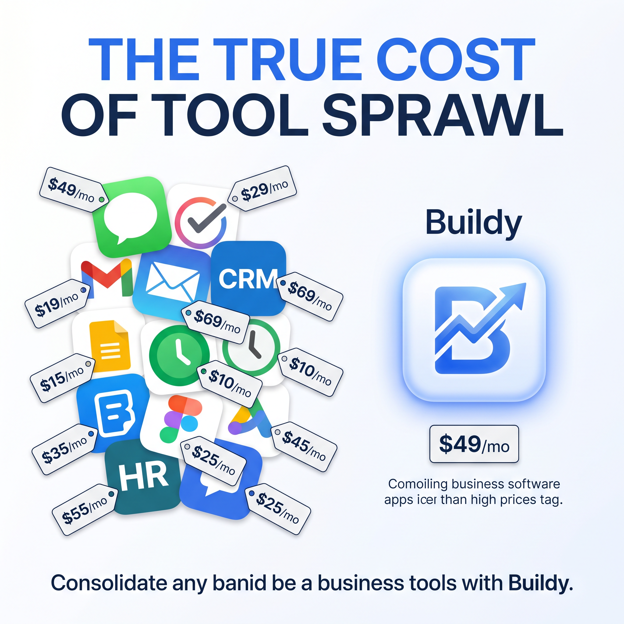 SaaS Tool Sprawl: The Hidden $86/Month Cost of Too Many Business Tools (+ Mental Drain Fix)