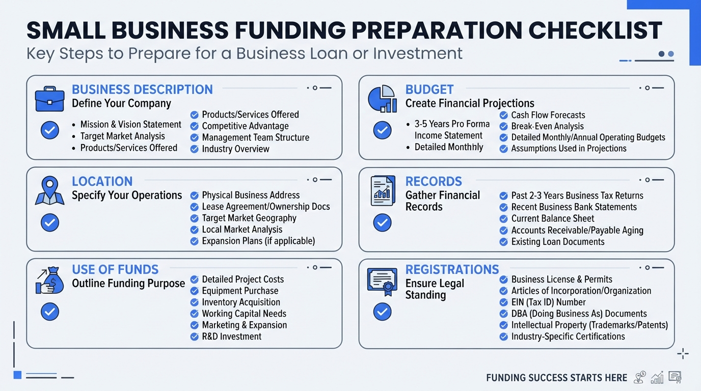 Small Business Funding Checklist: Essential Preparation Steps for Success