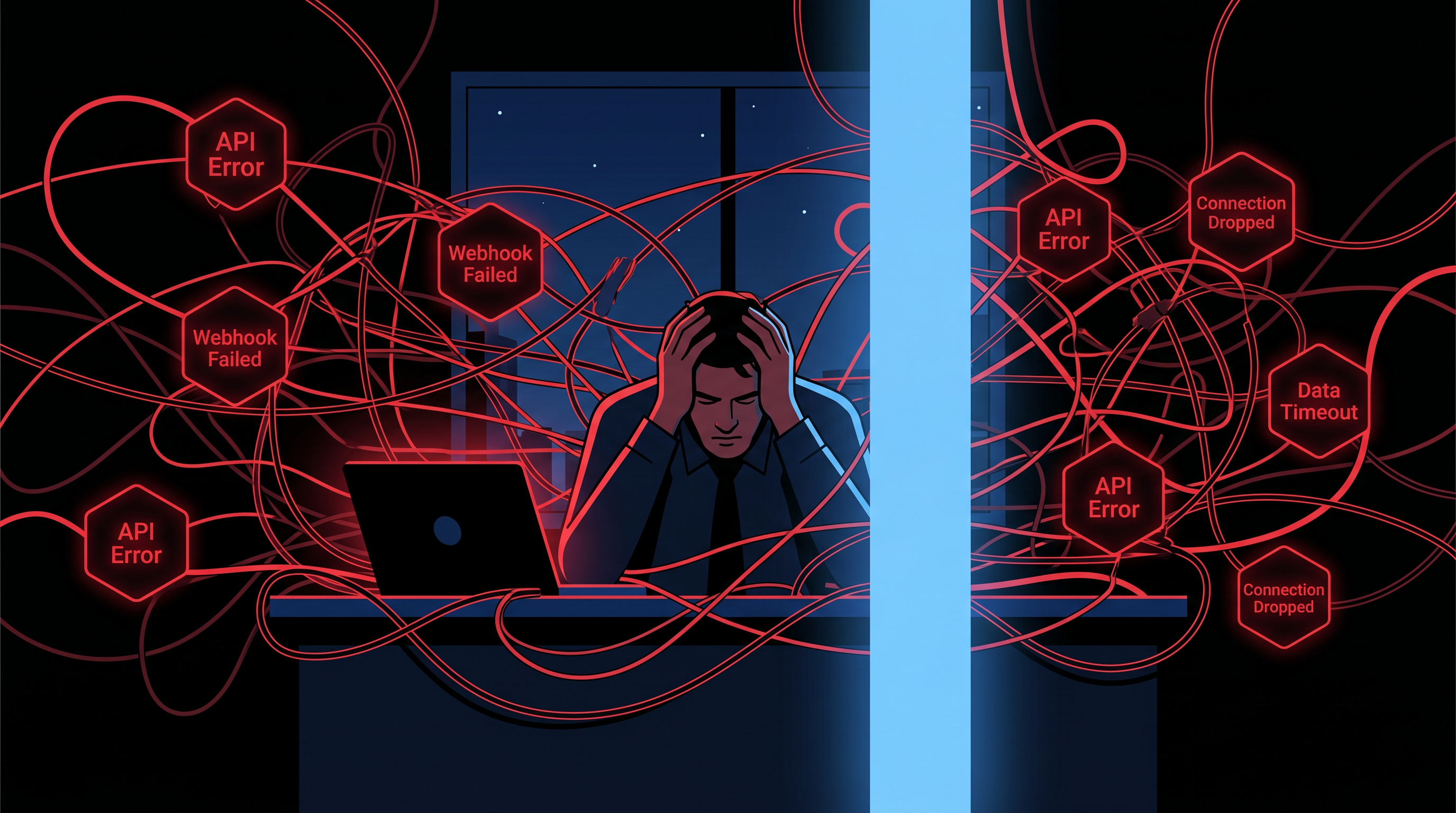 Escape 11 PM API Panic: End Technical Overwhelm with Buildy's No-Code Automation