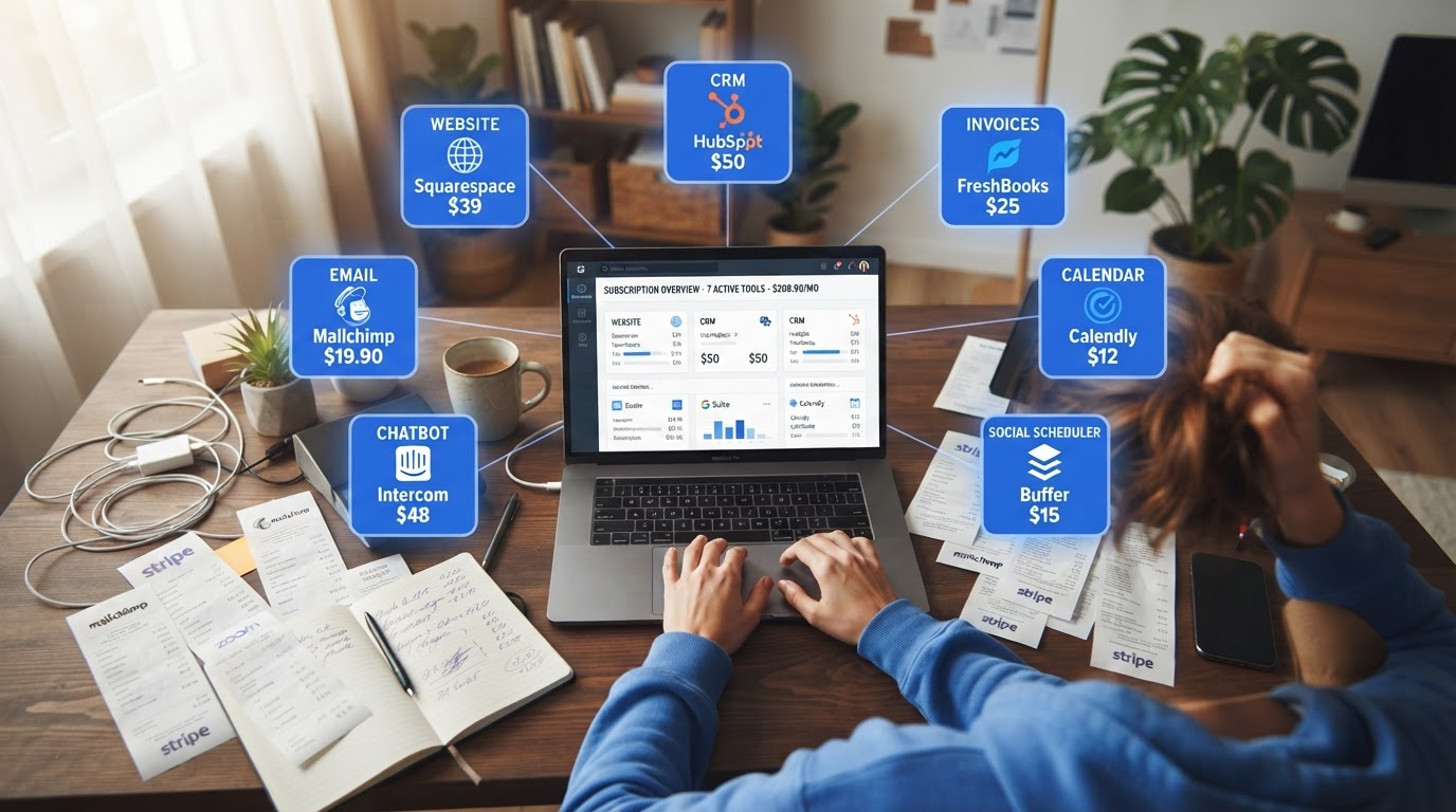 Replace 7 Tools with One: Best Business OS for Solopreneurs in 2026 (No Tech Skills Needed)