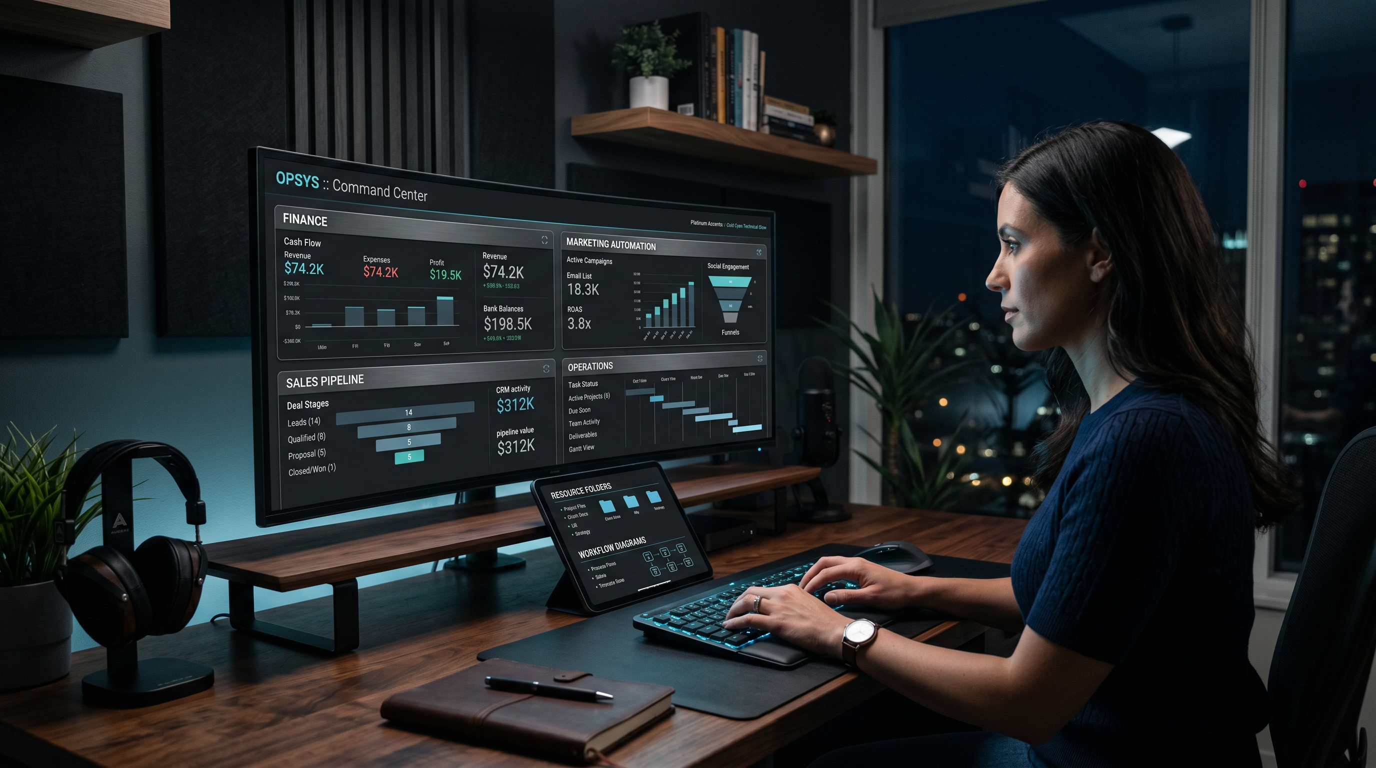 Small Business AI Operating System Dashboard