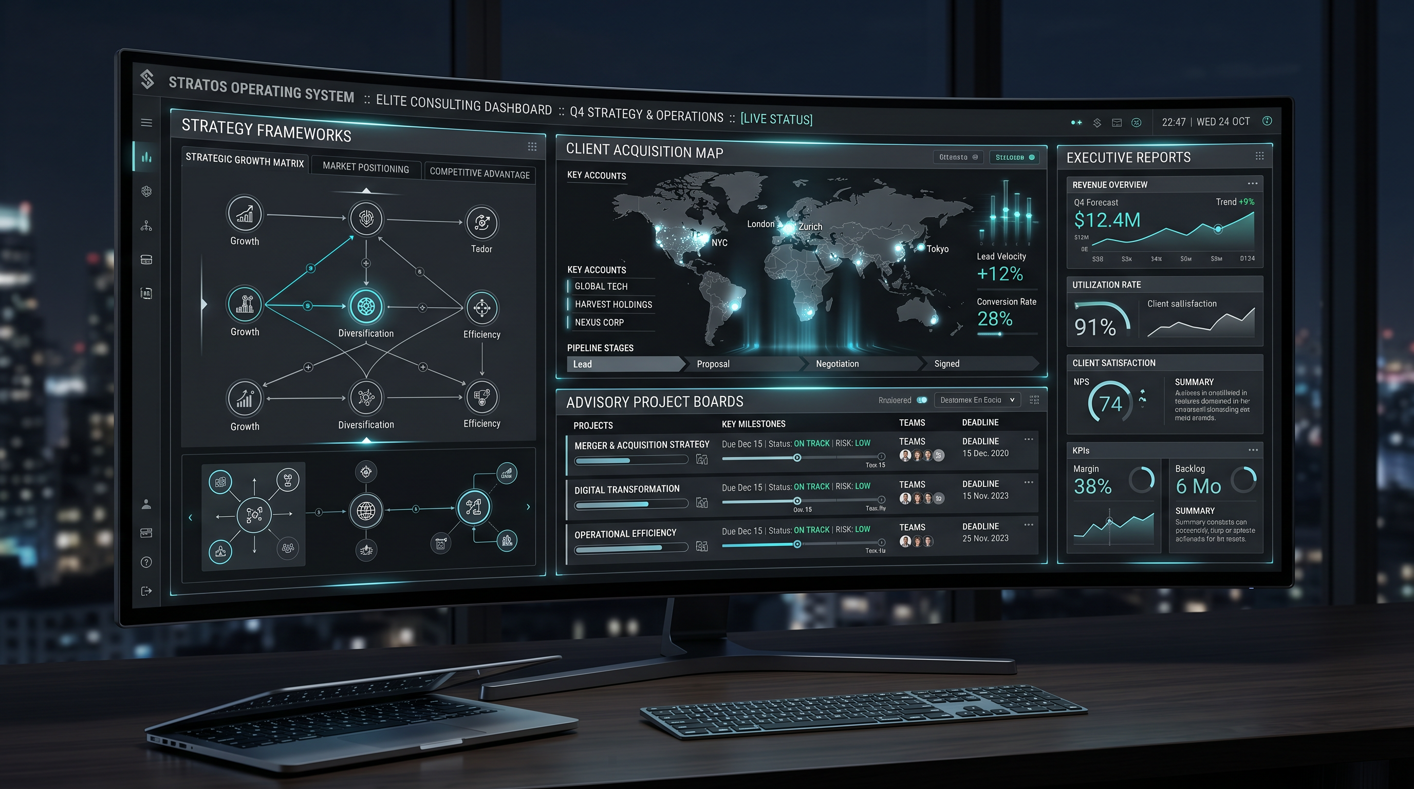 Consultant AI Operating System Dashboard