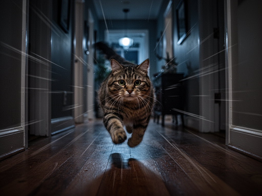 Night Zoomies Explained: Why Cats Go Wild After Dark