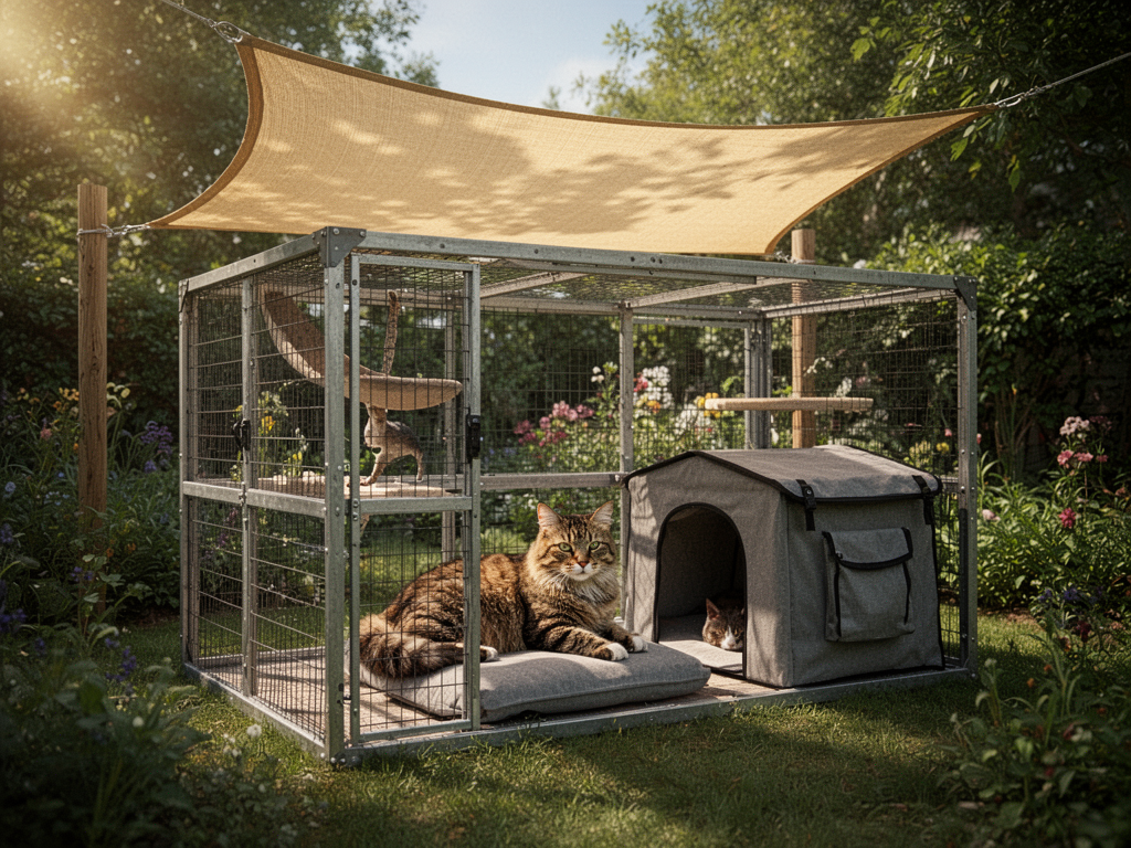 Weatherproofing Your Catio for Summer Heat and Winter Cold