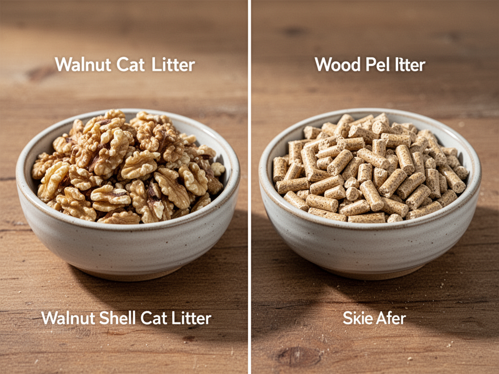 Walnut Shell Litter vs. Wood Pellets: A Practical Comparison