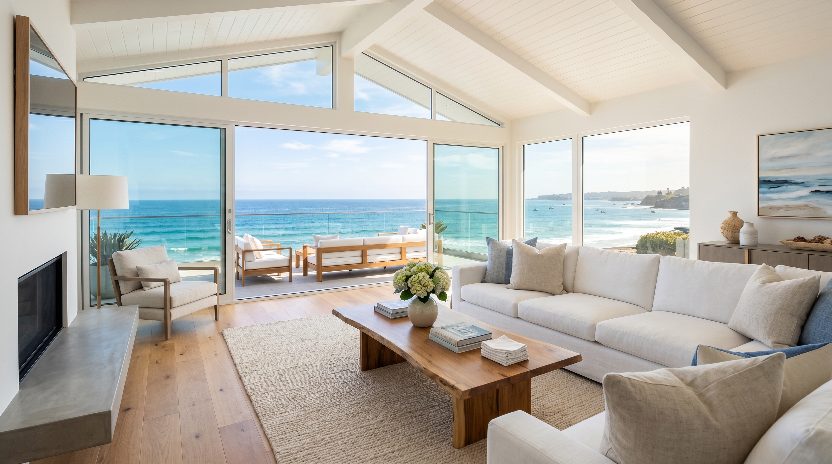 Modern premium coastal villa turnover standard