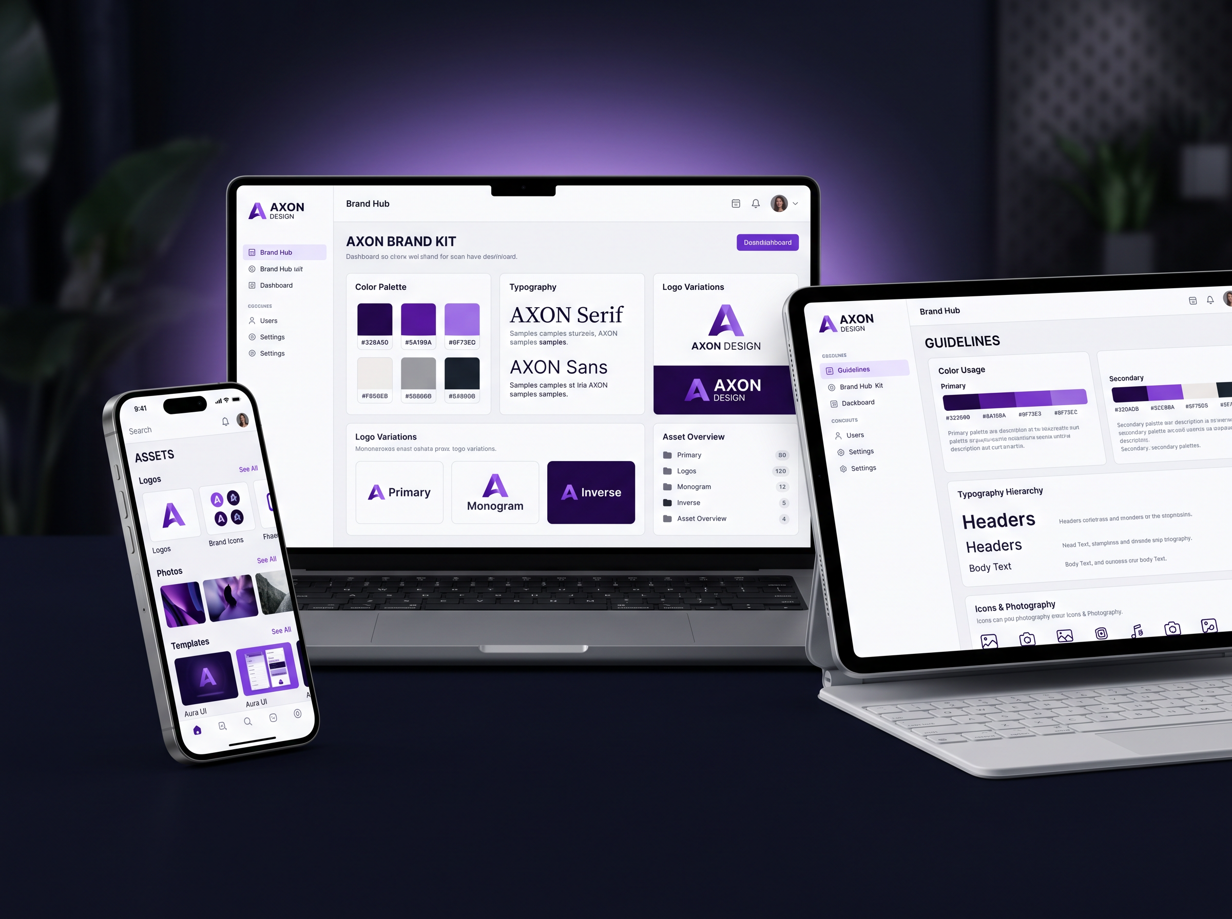 BrandForgeIQ mockup