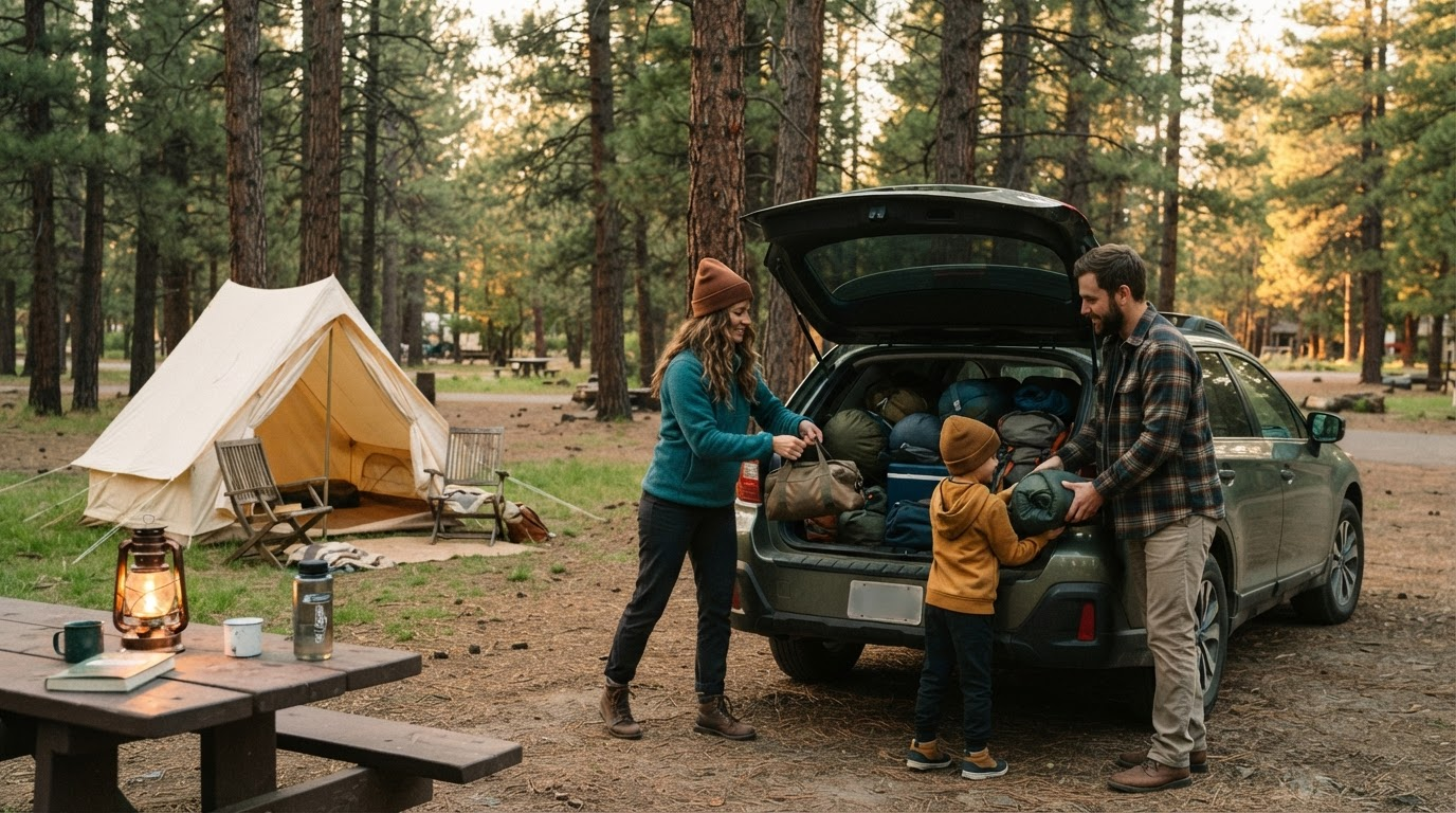 Family Car Camping Packing List: Checklist for Beginners with Kids