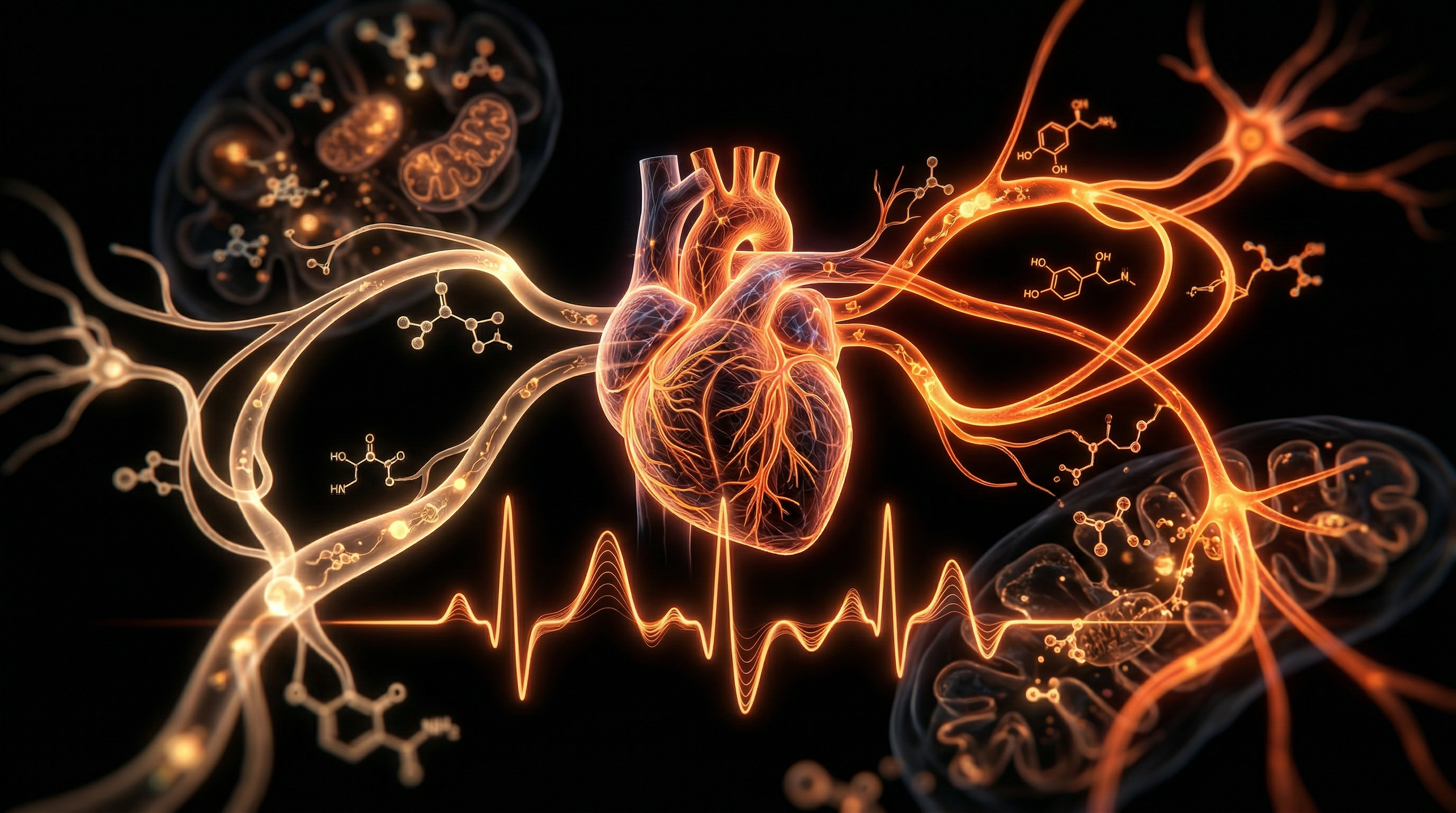 Scientific illustration for Heart Rate Variability: The Physiological Mirror of Autonomic Balance