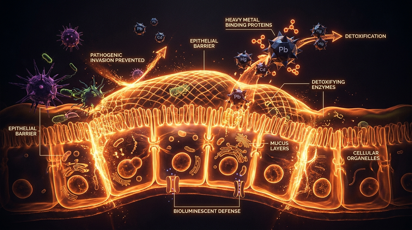 Scientific illustration for Heavy Metal Toxicity: The Shield for Intestinal Pathogens