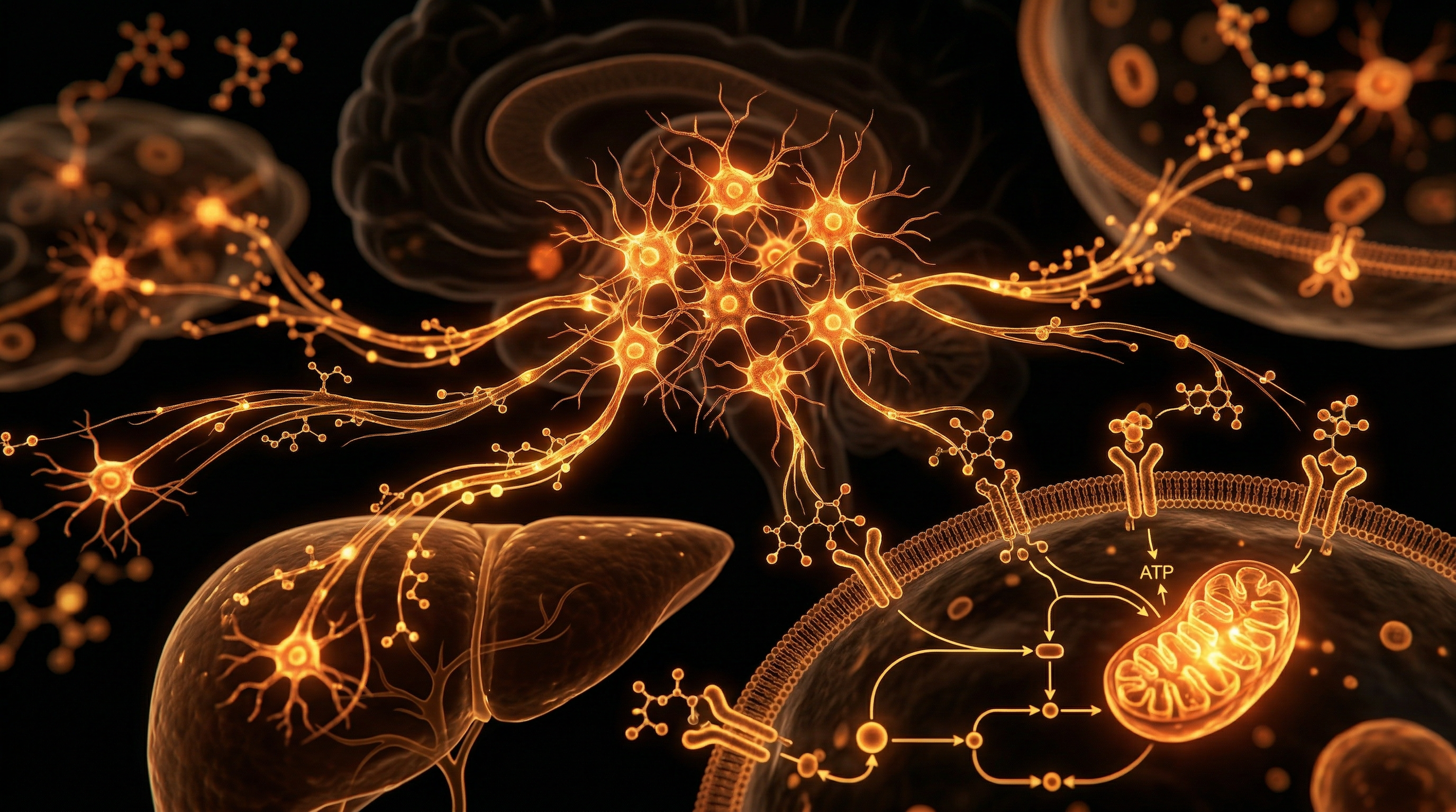 Scientific illustration for How the Suprachiasmatic Nucleus Governs Your Metabolic Health