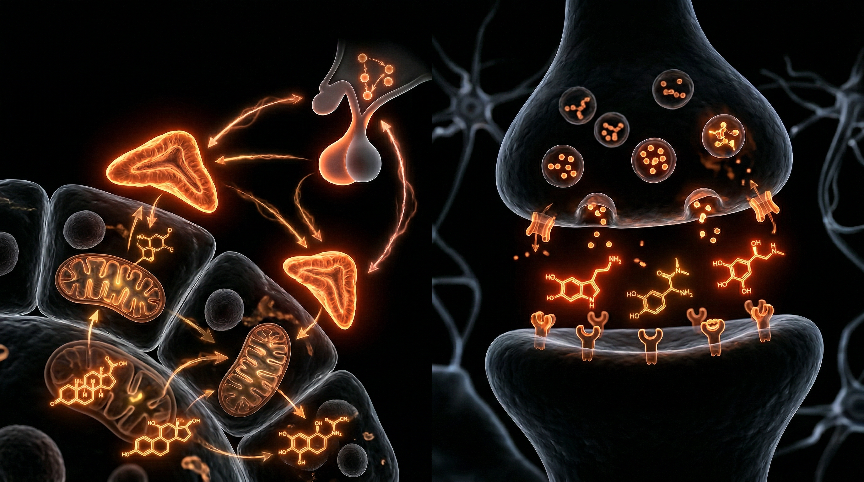 Scientific illustration for Adrenal Fatigue vs The Depression Diagnosis