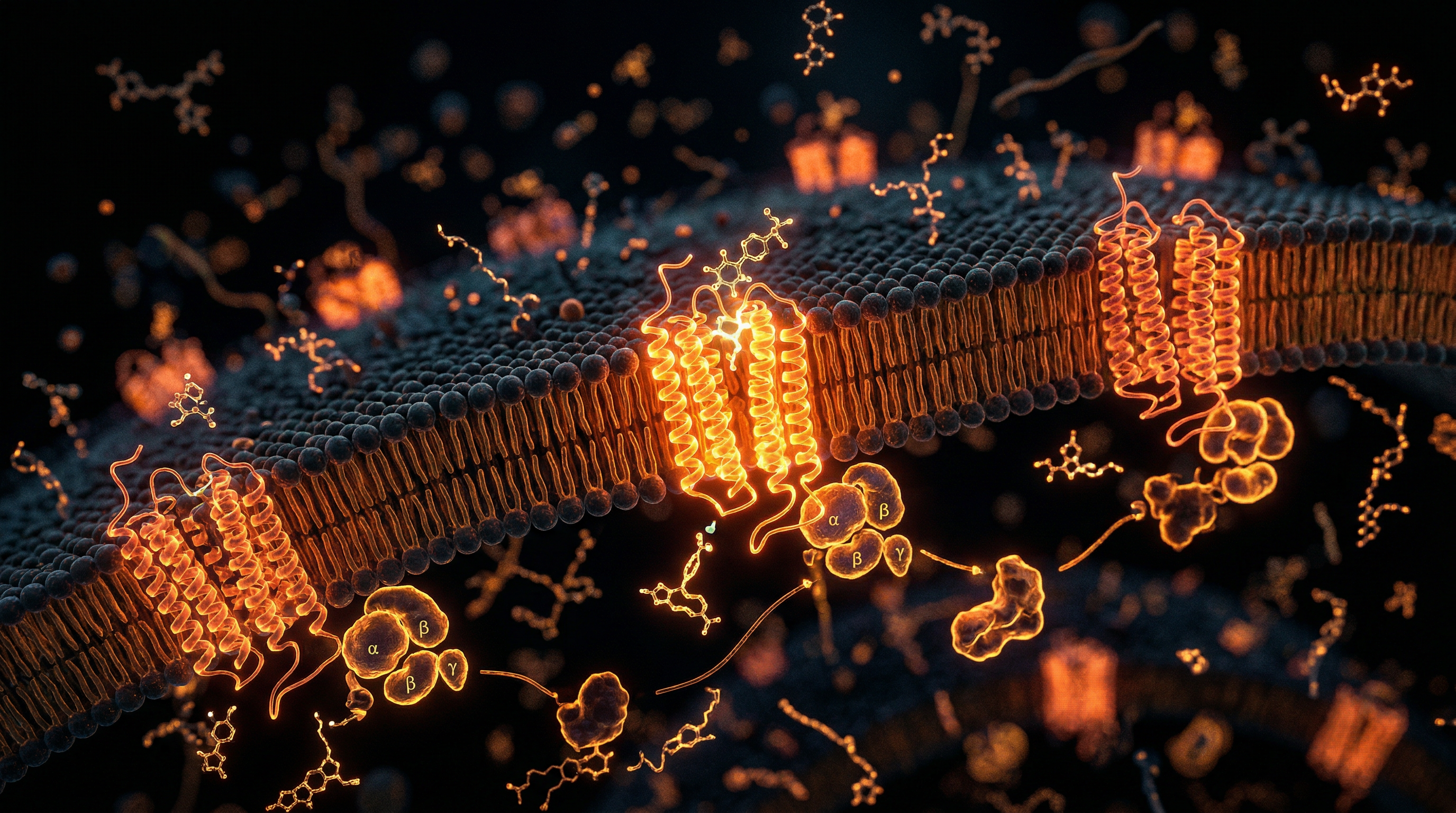 Scientific illustration for The Endocannabinoid System: Biology's Hidden Regulatory Network