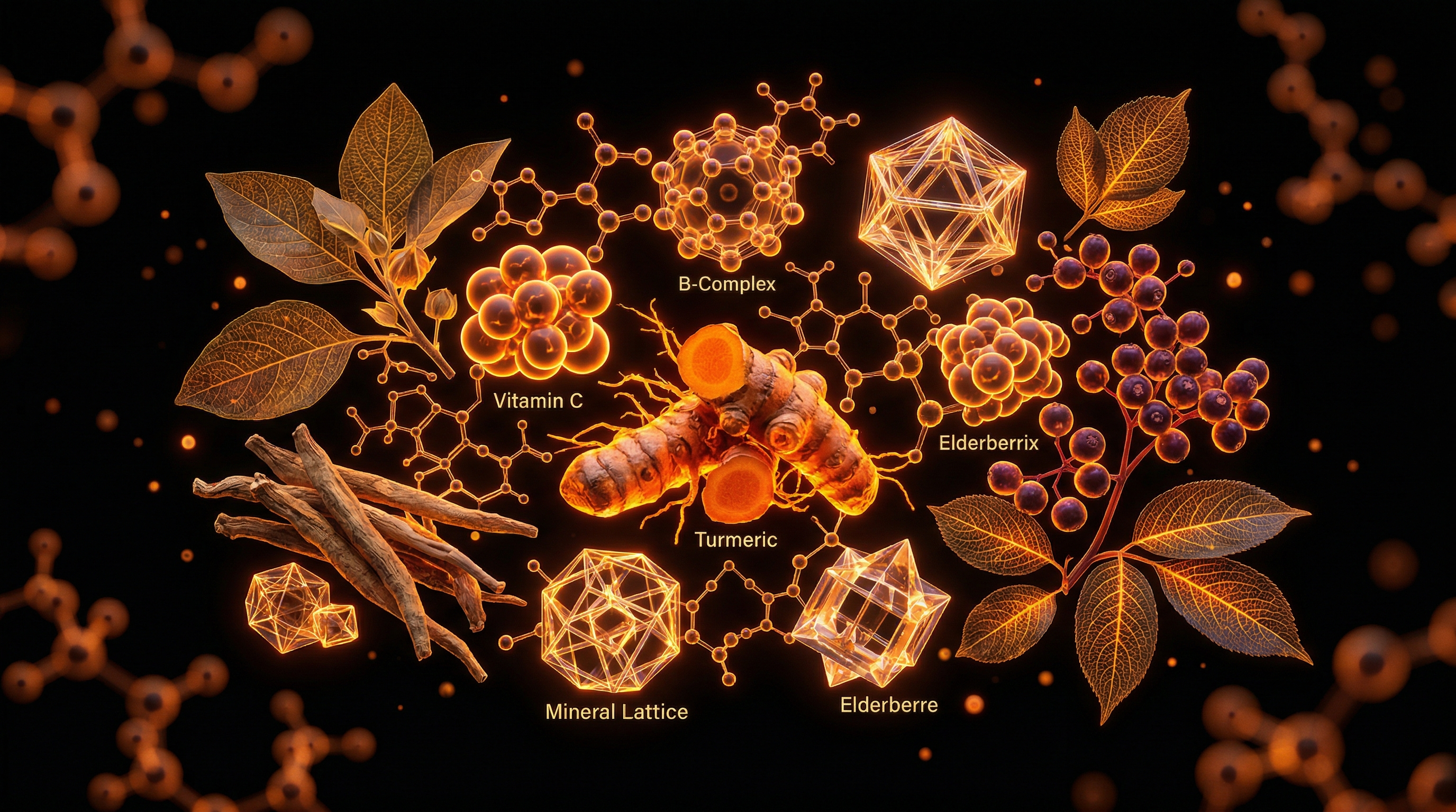 Biological overview of the Vitamins, Minerals & Botanicals system
