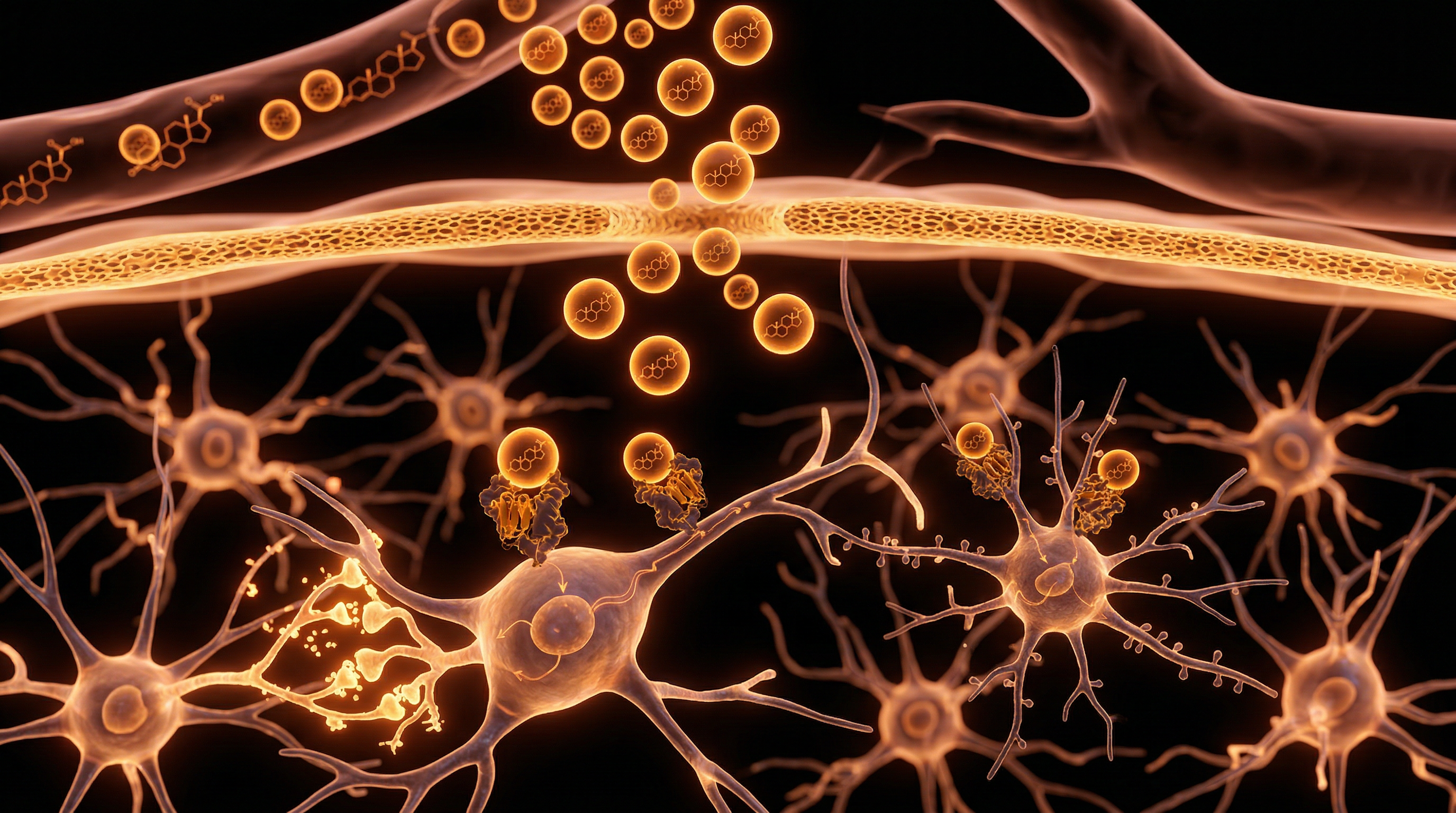 Scientific illustration for Cortisol Cascades: Maternal Stress and Neonatal Brain Plasticity