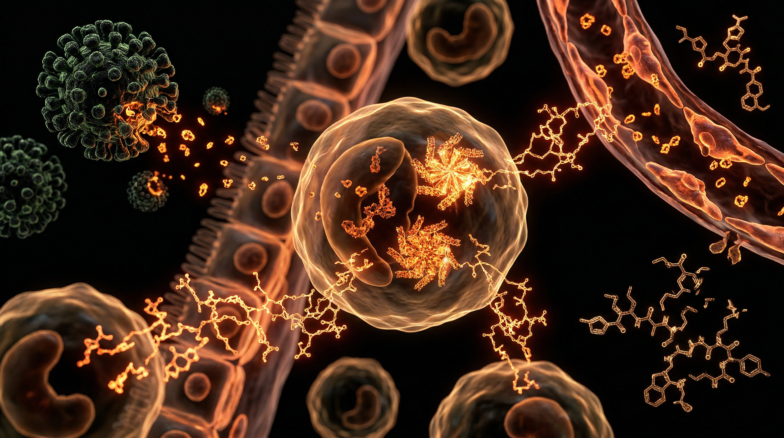 Scientific illustration for CIRS: Chronic Inflammatory Response Syndrome from Mould Illness