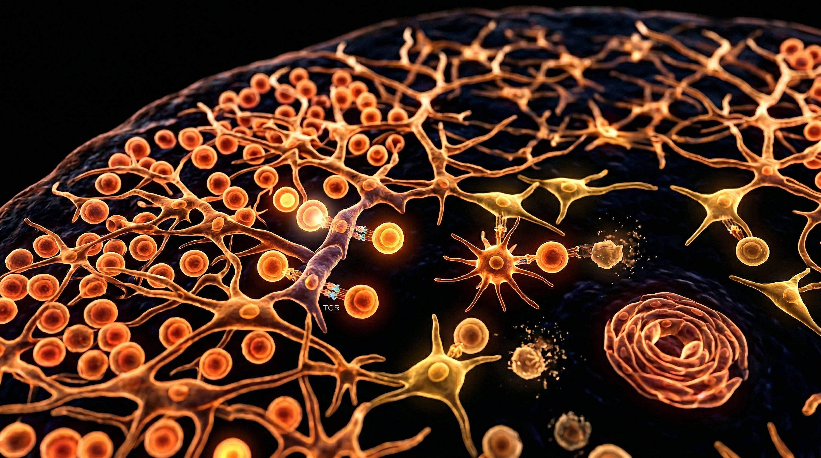 Scientific illustration for The Thymic Microenvironment: Architecture of Lifetime Immunity