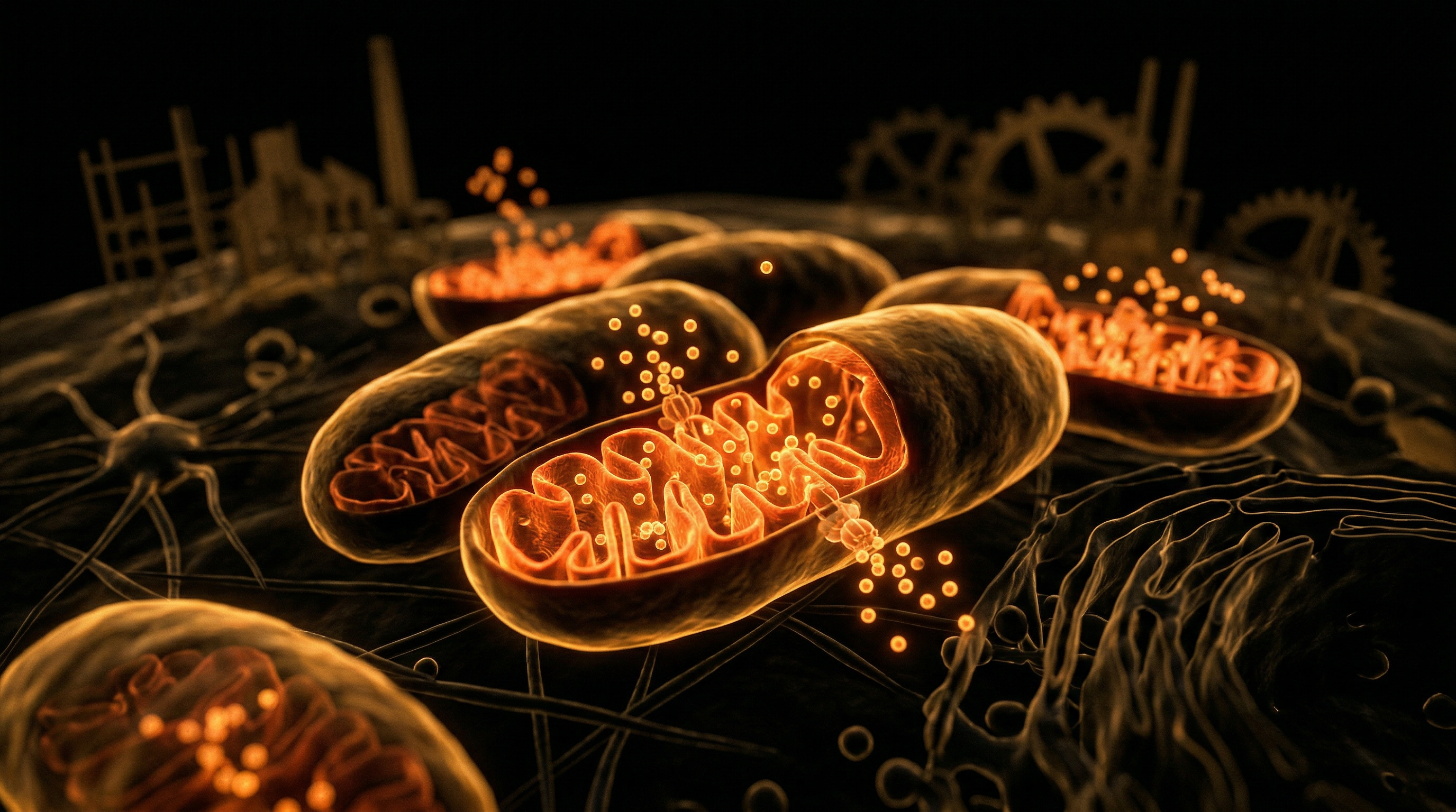 Scientific illustration for Mitochondrial Resurgence: The ATP Bio-energetic Crisis in Post-Industrial Britain