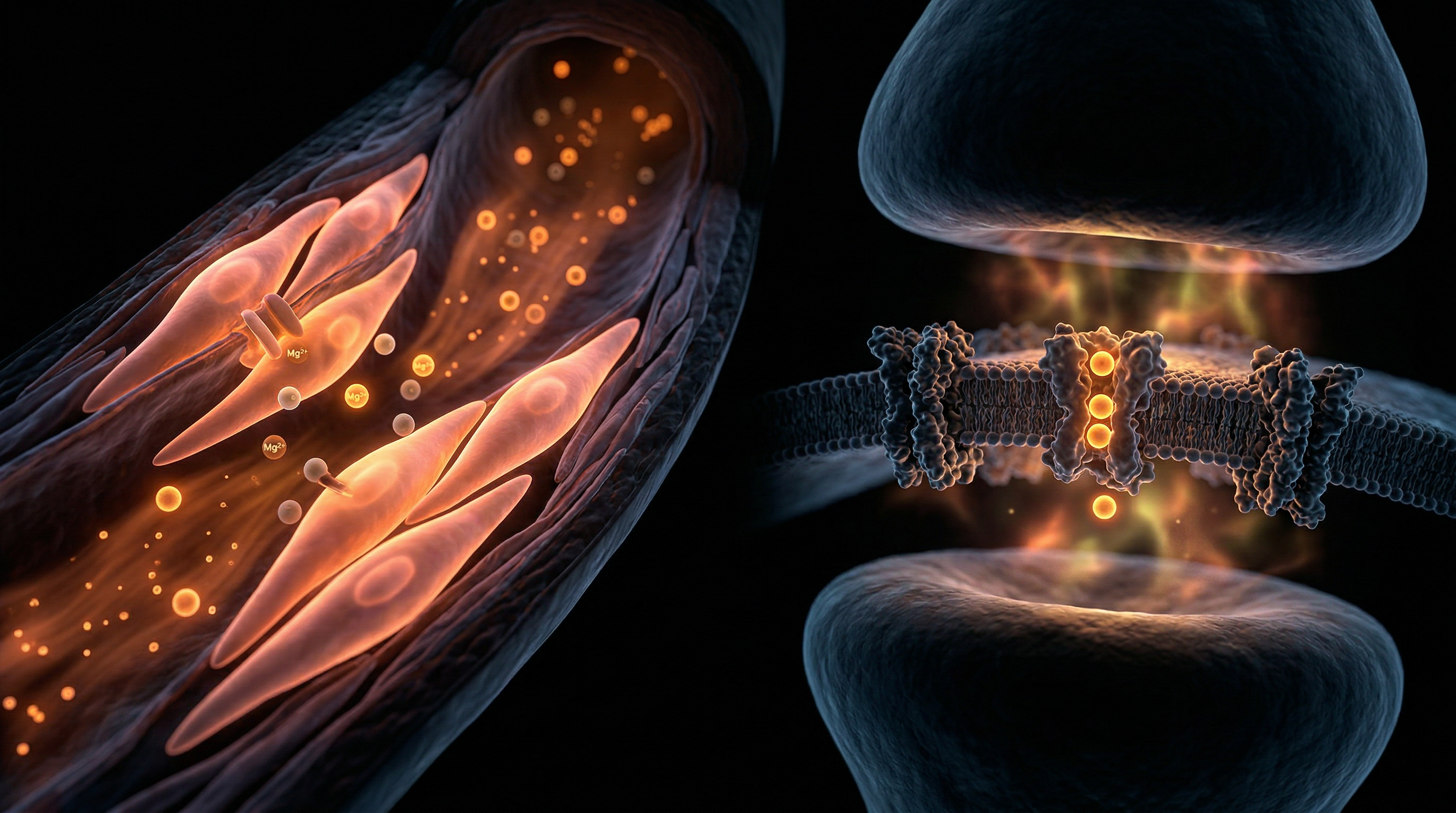 Scientific illustration for Magnesium Sulfate: Cardiovascular Regulation and Neural Calm