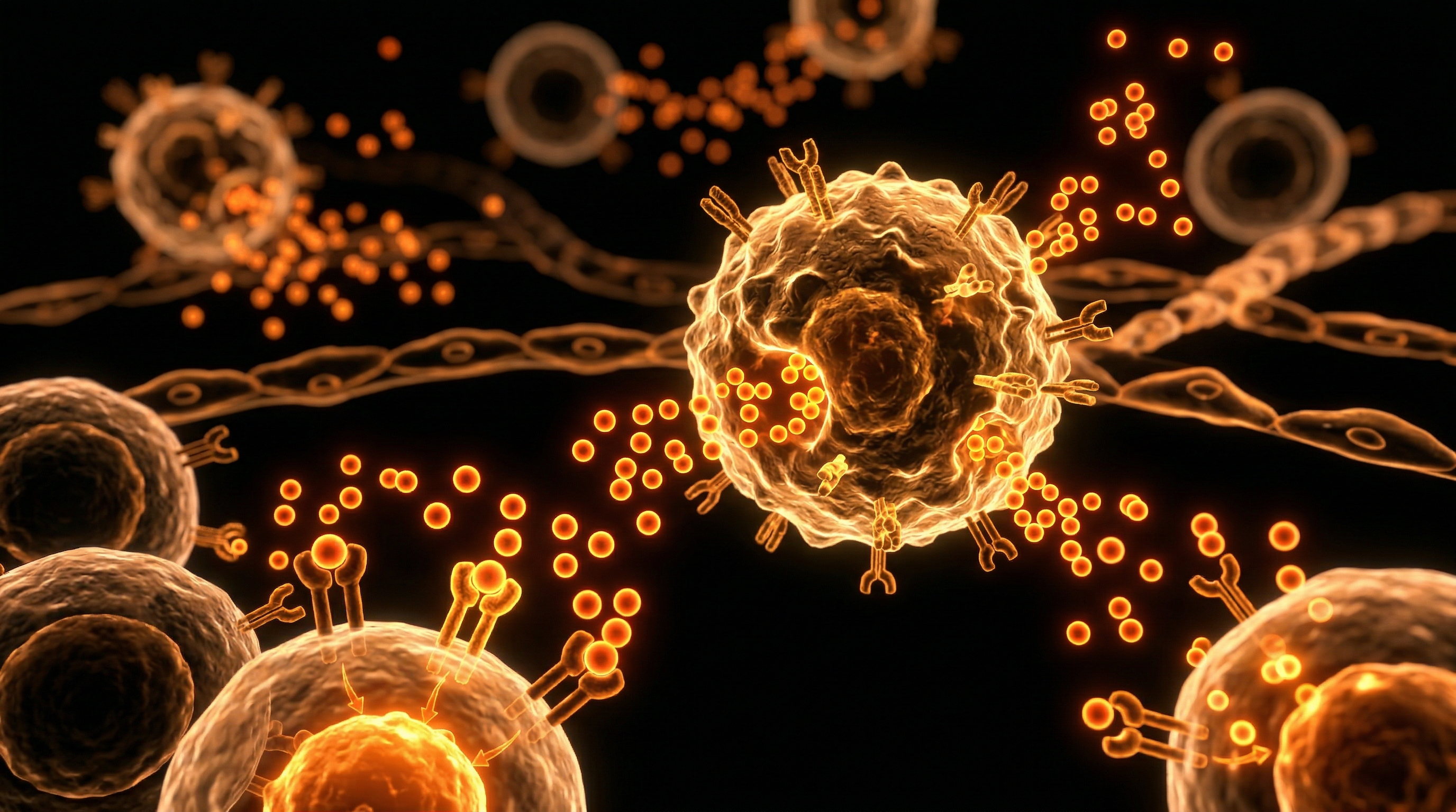 Scientific illustration for Cytokine Storms: Mechanisms of Hyper-Inflammatory Responses to Immunization