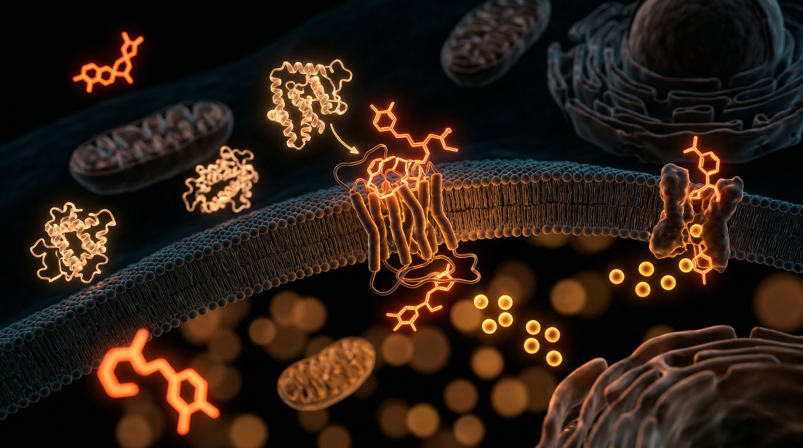Scientific illustration for Hormonal Disruption: Industrial Fats and Endocrine Signalling